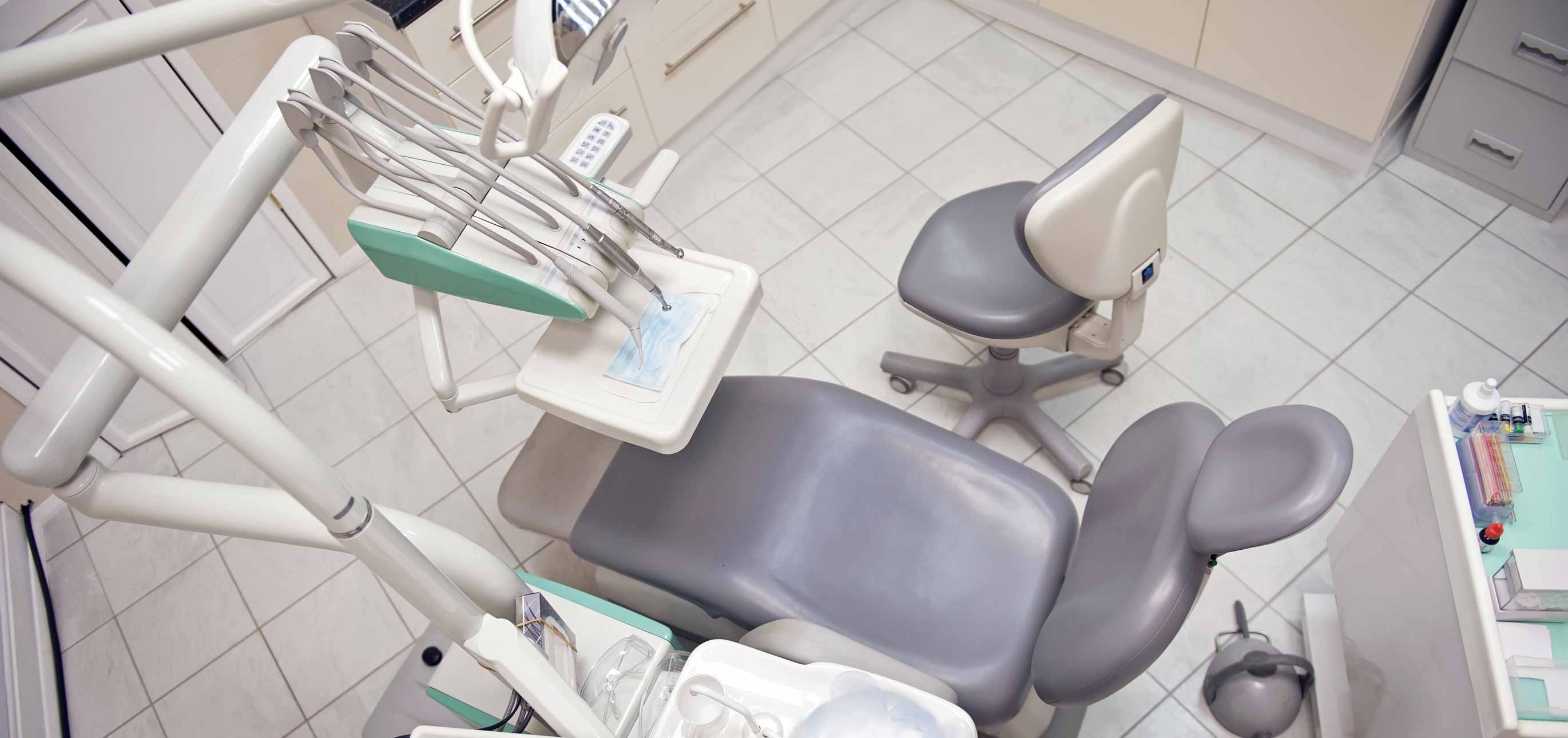 Dental exam room at David A. Olivo, DMD